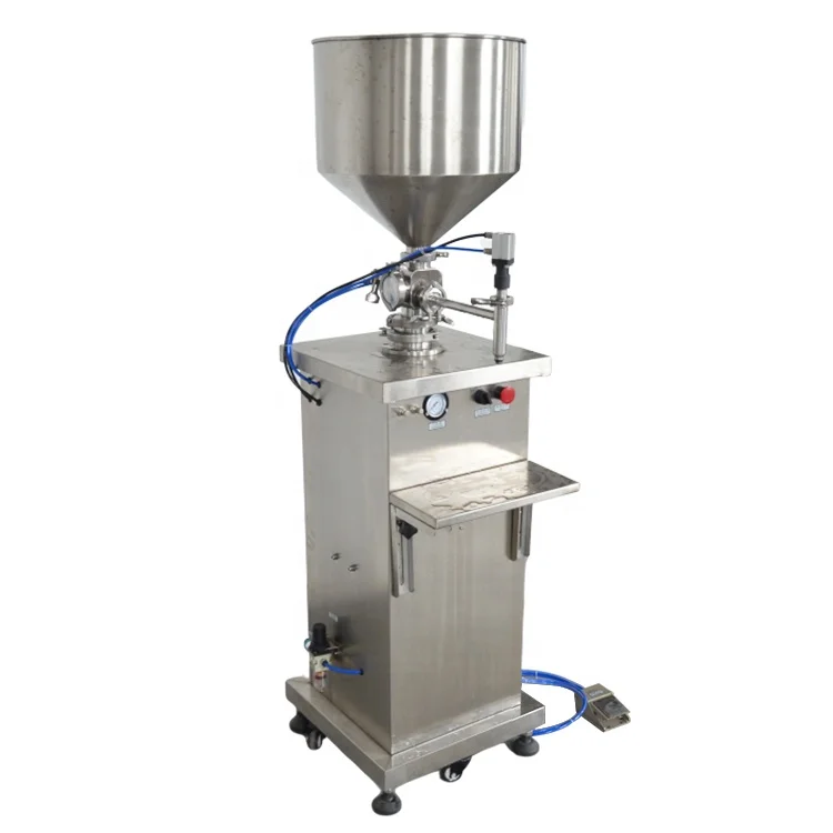 Manual OverFlow Molasses Milk Pasteurization and Packing Filling Nozzle Machine Semi Automatic