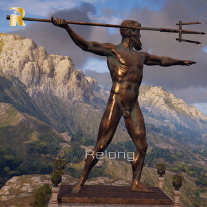 Özelleştirilmiş sıcak satış yüksek kalite açık yaşam boyutu <span class=keywords><strong>Poseidon</strong></span> bronz heykeli - Product Image 3