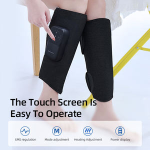 Masseur de mollets sans fil moderne de haute qualité EMS, chauffage, vibration, pression d'air, fonctions de contrôle de la fréquence, couleur personnalisée - Product Image 6