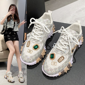 Chaussures basses à strass style durian, nouveau modèle de chaussures plates pour femmes avec strass, chaussures de sport et décontractées pour femmes à strass - Product Image 4