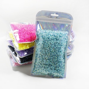 Venta al por mayor 5000 piezas <span class=keywords><strong>de</strong></span> diamantes <span class=keywords><strong>de</strong></span> imitación para uñas AB resina 2-6mm corte a máquina no Hotfix Jelly entrega rápida con embalaje <span class=keywords><strong>de</strong></span> 2 bolsas - Product Image 2
