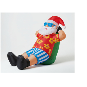 Wholesale Hot Sale Sea Animal Scene Decoration Party Christmas Custom Design Inflatable Wall Christmas Santa Claus Gift - Product Image 2