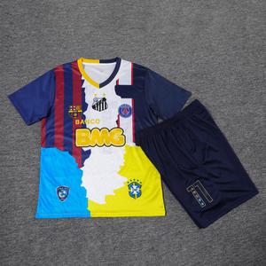 Vêtements de football pour enfants de haute qualité en gros, uniforme de football respirant à séchage rapide - Product Image 1