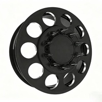 Jantes arrière doubles robustes forgées pour camions plats de transport de camping-cars surélevés, vente en gros, personnalisées, OEM