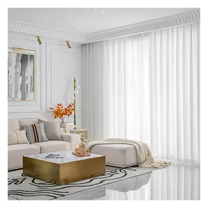 Innermor Customization Modern Style White Tulle Sheer Curtain For The Living Room Bedroom Window