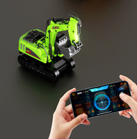 Camion-remorque télécommandé en alliage pour enfants, chariot élévateur, véhicule jouet prêt à l'emploi, idéal pour un cadeau d'anniversaire