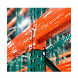 Los mejores productos Sistema de estantería de almacén estándar de EE. UU. Sistema de estantería de palés Almacén Step Beam Teardrop Uprights Capacidad de almacenamiento Rack - Product Image 1