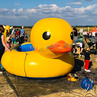 Jeu de Pêche de Canards Gonflable en Plein Air pour Enfants, Fête Amusante, avec Pompe à Eau, pour Piscine ou Étang