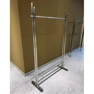 Giá treo quần áo di động chất lượng cao, khung kim loại chắc chắn, giá trưng bày quần áo, dễ lắp ráp, có bánh xe - Product Image 1