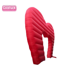بوابة أحداث قابلة للنفخ على شكل قلب قابلة للنفخ على شكل قلب 14 × × 7 قوس الحب لحفلات الزفاف في عيد الحب - Product Image 2