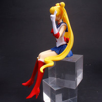 Figura de PVC de Anime Japonés Sailor Moon Más Vendida, Juguete de Colección para Coche, Promoción por Tiempo Limitado