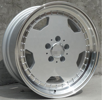 Jantes YQ Deep Lip 18*8 18*9 pouces, roues en alliage plaqué argent, 5*112 PCD