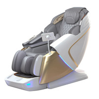 Silla de Masaje de Cuerpo Completo de Gravedad Cero YJ-L50S 3D+2D de Doble Núcleo con Riel SL de 135 cm, con Control por Voz IA y Control de Salud, de Lujo para Uso Doméstico y Comercial