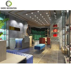 התאמה אישית נעלי ספורט אופנה חנות קיר התאמת גוף נעליים תצוגה ארון נעליים תצוגה - Product Image 2