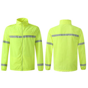 سترة سلامة عاكسة لحماية الشمس في الصيف على الوجهين شبكة تنفس رقيقة شعور بارد UPF50 + أنسي فئة 2 للماء - Product Image 6