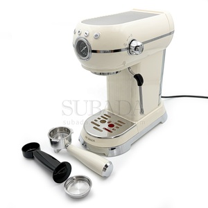 <span class=keywords><strong>Cafetera</strong></span> Espresso Doméstica Profesional con Manómetro de 15 Bares, Espumador de Leche a Vapor, para una o Dos Tazas, 1.0L - Product Image 4