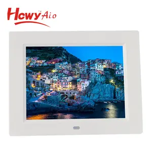 OEM 7inch-42inch Available 8" Black or White Digital Photo Frame Slide show with music