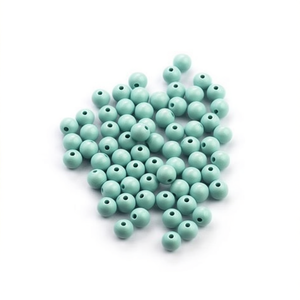 ILAN Abalorios Perline monocolore da 8 mm 80 pezzi per la creazione di gioielli - Product Image 4