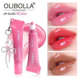 MLM custom Liquid Peptide <b>Lip</b> Gloss Non-Stick Cup Hydrating Long Lasting Shiny Natural Color Cruelty Free <b>Lip</b> Makeup Mirror <b>lips</b> - Product Image 1