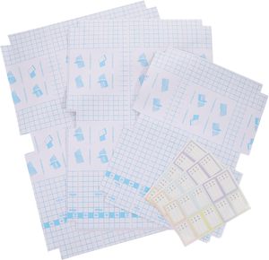 Protège-livres autocollants en PVC plastique 34x25 pouces - Product Image 1