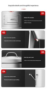 <span class=keywords><strong>Horno</strong></span> comercial a gas para asar pato chino, cerdo y pollo, ideal para restaurantes y panaderías. - Product Image 5