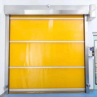 Puerta Rápida Automática de Alta Velocidad con Acabado Industrial Estándar ISO para Cuarto Limpio