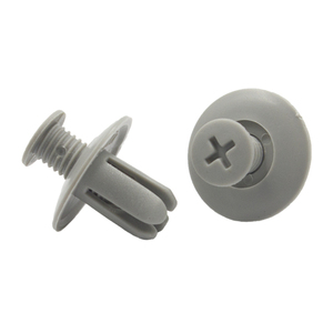Gray Black 8mm Hole Auto <strong>Plastic</strong> Bumper Door Screw Push-Type Expanding Rivet Panels Trim Retainer Nylon Fasteners <strong>Clips</strong> - Product Image 4