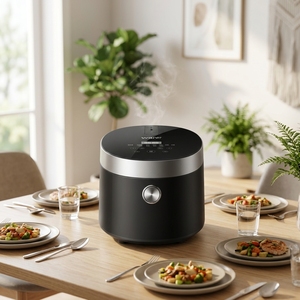 4L 5L Rice <b>Cooker</b> Large Capacity Food Warmer Pot <b>Multi</b>-Cooking Modes Digital Timer Easy Cleaning Large Capacity 4.0/5.0L for - Product Image 1