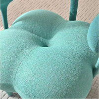 Fauteuil ballon magique inclinable en cuir PU, style nordique moderne et luxueux, avec structure métallique, pour salon et bureau à domicile