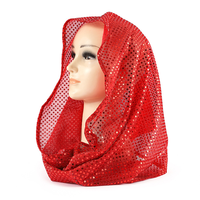 Nouveau en stock : Foulard uni à sequins, châle brillant en maille à sequins, hijab léger pour femme, écharpe de tête pour femme