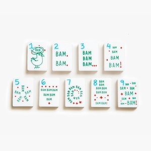 Jeu <span class=keywords><strong>de</strong></span> Mahjong <span class=keywords><strong>américain</strong></span> portable, 160 tuiles standard, ensemble complet avec sac <span class=keywords><strong>de</strong></span> rangement pour adultes, voyages et maison - Product Image 4