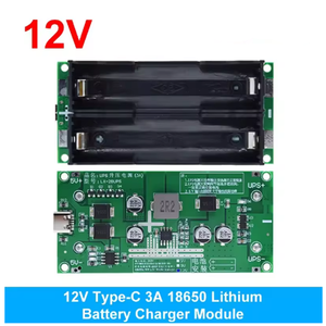 Type-C 3A 15W ที่ชาร์จเร็วพาวเวอร์ซัพพลาย/18650โมดูลที่ชาร์จแบตเตอรี่ลิเธียม DC-DC Step Up Booster Converter 5V 9V 12V - Product Image 6