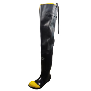 <span class=keywords><strong>Pantalon</strong></span> échassier <span class=keywords><strong>de</strong></span> hanche simple en PVC en nylon imperméable pour hommes personnalisés avec bottes avec bout en acier - Product Image 3