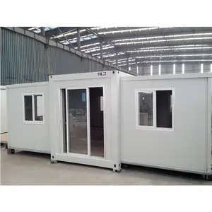 Çelik yapı küçük taşınabilir mobil prefabrik evler containerhaus avrupa'da satılık