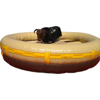 Venta al por mayor de arena inflable y un caballo mecánico Maquinaria ecuestre Simulador de competición Rodeo Horse Bucking Horse