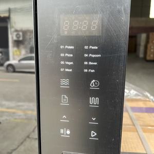 מובנה במיקרוגל עם תנור קיבולת גדולה 25l שחור 850w 220 50hz צלחת אחת גריל אחד עם מסך מגע - Product Image 3