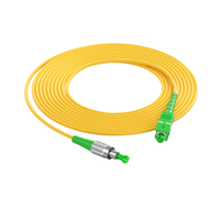Single-Mode Fiber Jumper SC APC to FC APC Low Loss SM Patch Cord for FTTH and Telecom