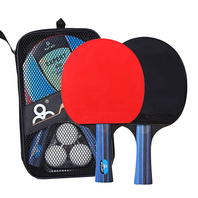 Boli Professional Table Tennis Racket Set Ping Pong Bat Paddle
