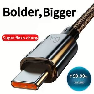 Type-C <b>USB</b> 6A Quick Charge <b>Cable</b> PVC Jacketed Fast Charging Data Charger for Phone Computer Tablet-USBC Wire - Product Image 5