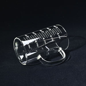 उच्च तापमान पारदर्शी क्वार्ट्ज ग्लास हैंडल के साथ स्नातक बीकर - Product Image 3