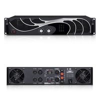 Amplificateur de puissance professionnel 2 canaux 2U TC212 1200W Classe H Stéréo en pont XLR Speakon pour système audio de sonorisation, DJ et scène