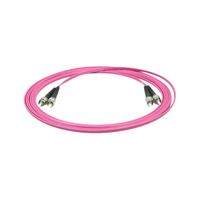 Patch Cord de fibra óptica de alta velocidad OM4, salida DX SM MM de 1/2 "para equipos 4G 3G utilizados en sistemas FTTH para equipos de fibra óptica