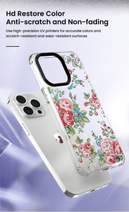 Funda de teléfono personalizada de alta calidad a prueba de golpes para iPhone 14 pro max, carcasa de teléfono móvil brillante ins para chica - Product Image 6