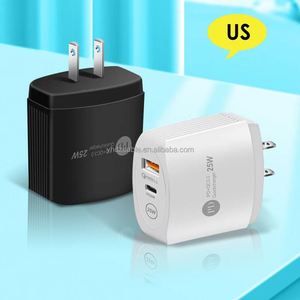 EU US UK Fast Charging 25W PD Mobile Phone Charger Head <b>Type</b>-<b>C</b> Travel <b>Adapter</b> for iPhone Desktop Use - Product Image 2