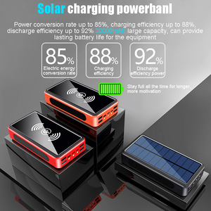 Cargador solar portátil de 20000mAh 30000mAh <span class=keywords><strong>para</strong></span> banco de energía celular Banco de energía solar de carga inalámbrica - Product Image 4