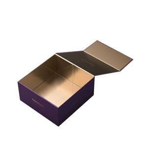 Luxury Solid color foil wedding use folding decorating gift boxes bespoken magnetic box for bridesmaid gift