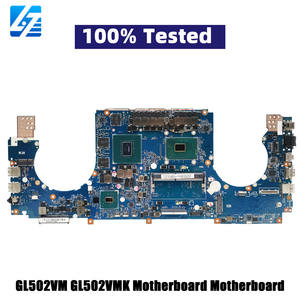 มาเธอร์บอร์ดแล็ปท็อป GL502VM สำหรับ <span class=keywords><strong>ASUS</strong></span> <span class=keywords><strong>ROG</strong></span> <span class=keywords><strong>Strix</strong></span> <span class=keywords><strong>GL502V</strong></span> เมนบอร์ดโน้ตบุ๊ก GL502VMK GL502VM เครื่องทดสอบ CPU I7 I5 100% การจัดส่งที่รวดเร็ว - Product Image 1