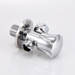 Brass van góc Chrome kết thúc thủy lực một-trong hai-out phân phối nước Van cho máy giặt và nhà vệ sinh Hose kết nối - Product Image 4