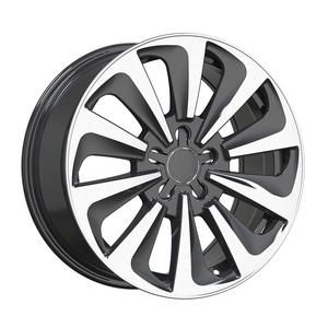 Ruedas de aleación de coche 17 pulgadas 5x112 5 agujeros pistola <span class=keywords><strong>gris</strong></span> máquina cara Multi radios ruedas fundidas para <span class=keywords><strong>Audi</strong></span> A1 A3 A4 A5 A6 A7 A8 <span class=keywords><strong>Q2</strong></span> Q3 Q7 Q8 - Product Image 1