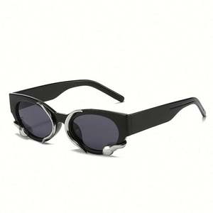 Gafas de Sol Rectangulares Estilo Punk con Montura Pequeña, Diseño de Serpiente, para Hombre y Mujer, Venta al Por Mayor - Product Image 6